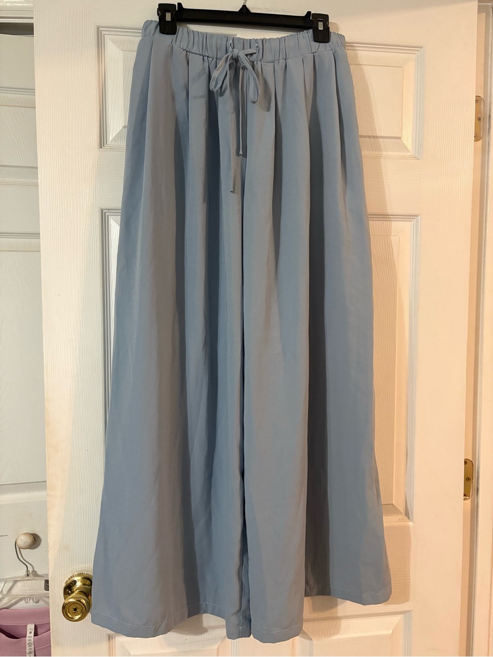 Cider wide leg flowy pants in blue